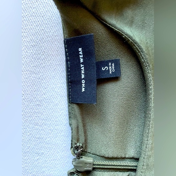 Vintage Silky Billowy Ruffles Split Sleeves Below Knee Dress - Picture 4 of 4